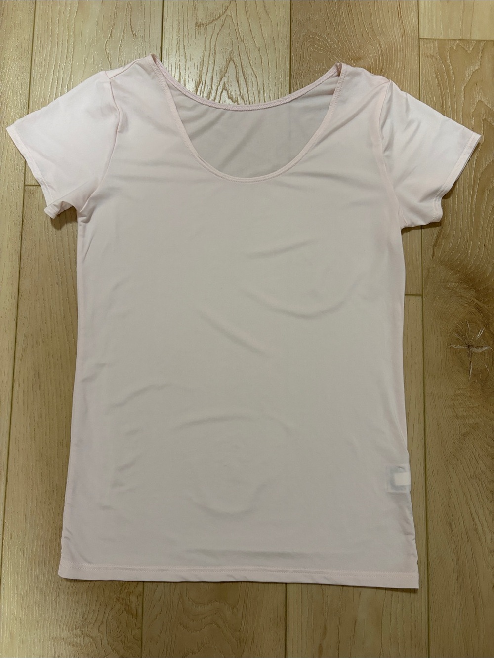 Uniqlo Airism Base Layer Top, Soft Pink, sz L
